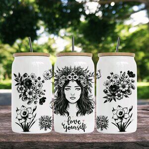 16 oz CAN TUMBLER WITH BAMBOO LID